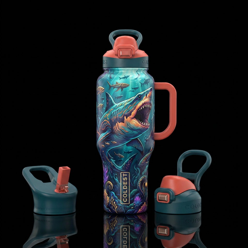 Meglendon water bottle design