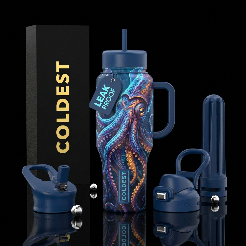 Architeuthis water bottle design
