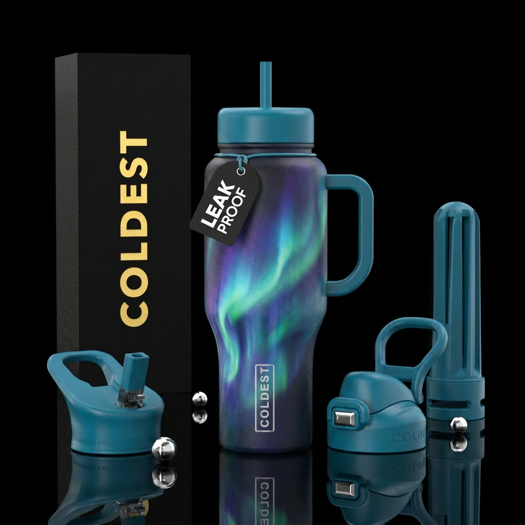 aurora water bottle design