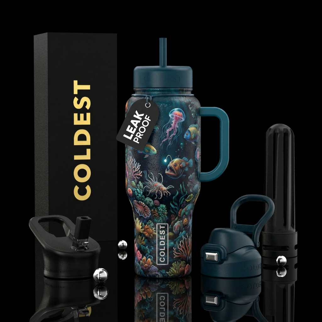 deep sea water bottle design