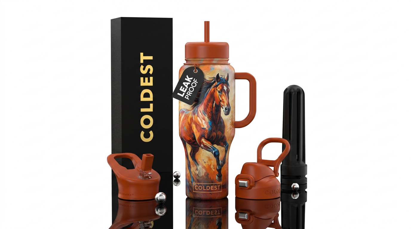 wild horse water bottle design