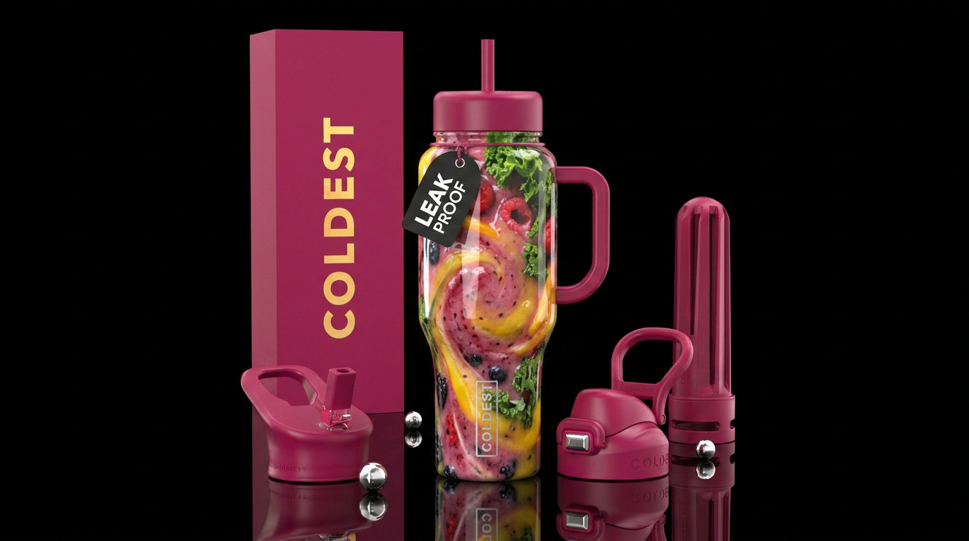 smoothie water bottle design