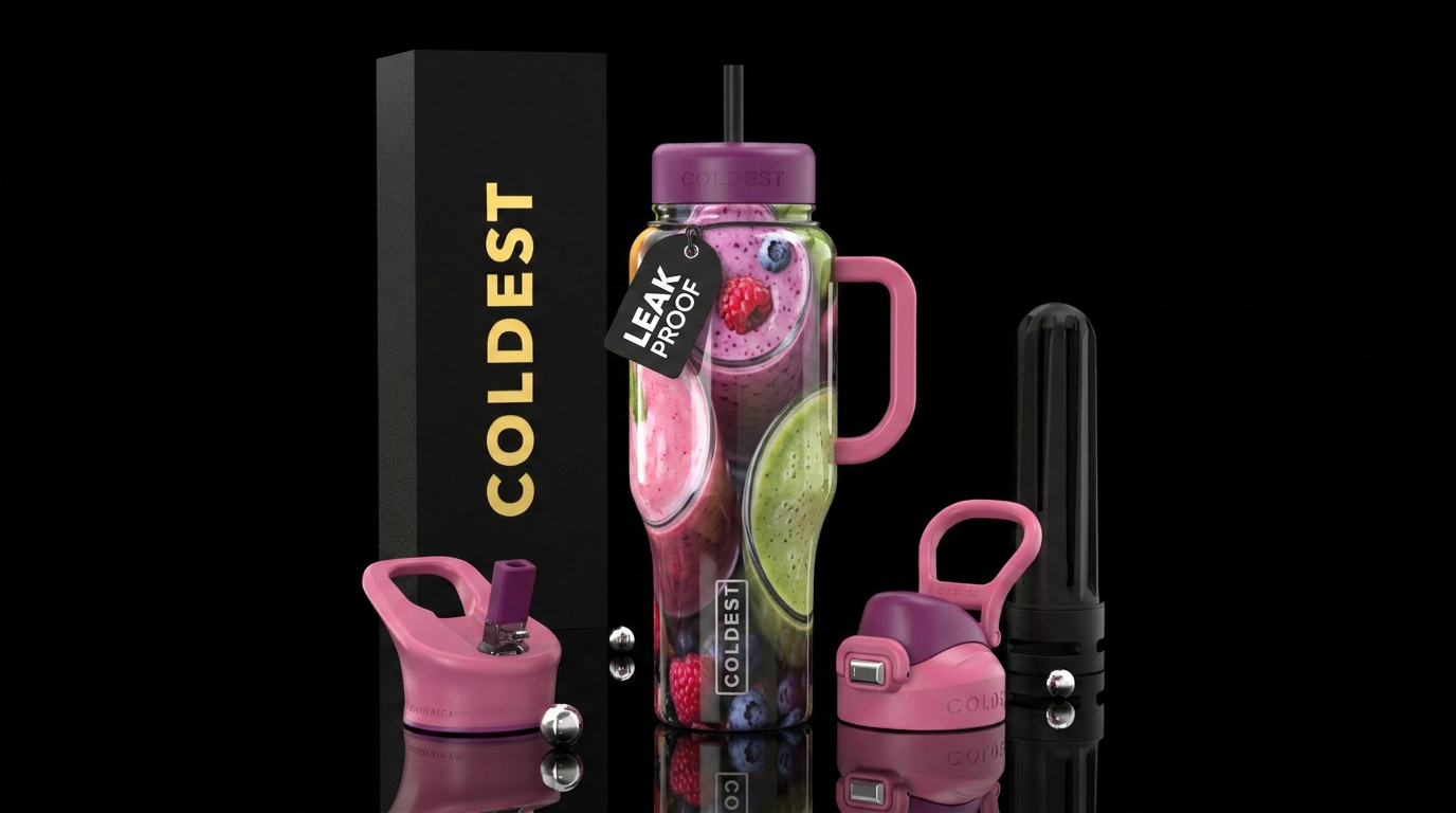 smoothie water bottle design