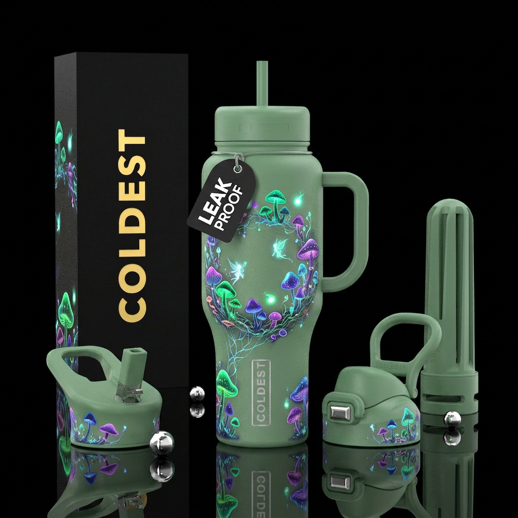 fairy ring water bottle design