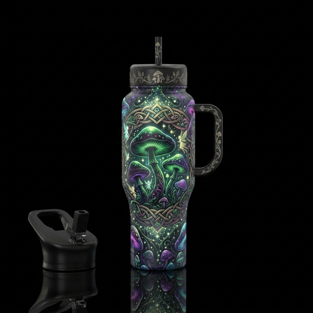 fairy ring water bottle design