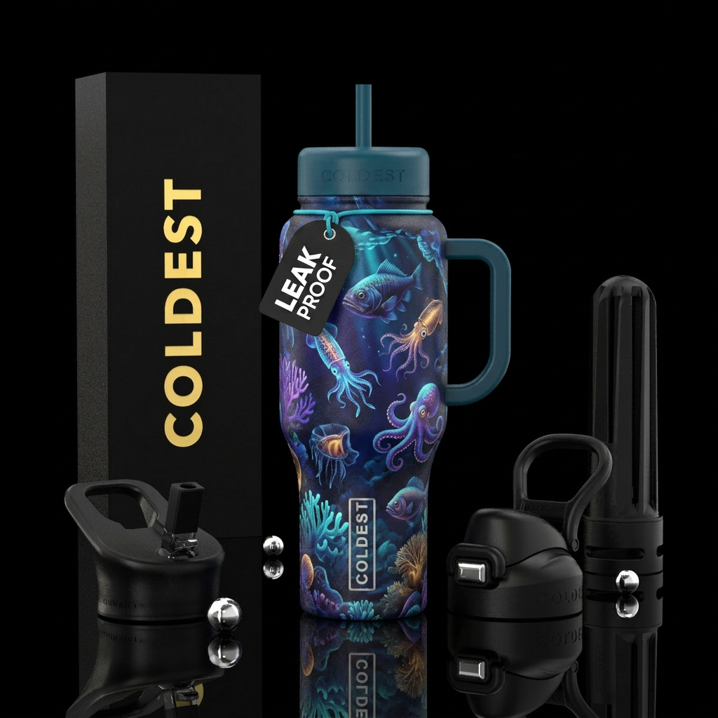 deep sea water bottle design