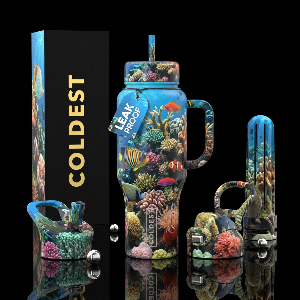 deep sea water bottle design