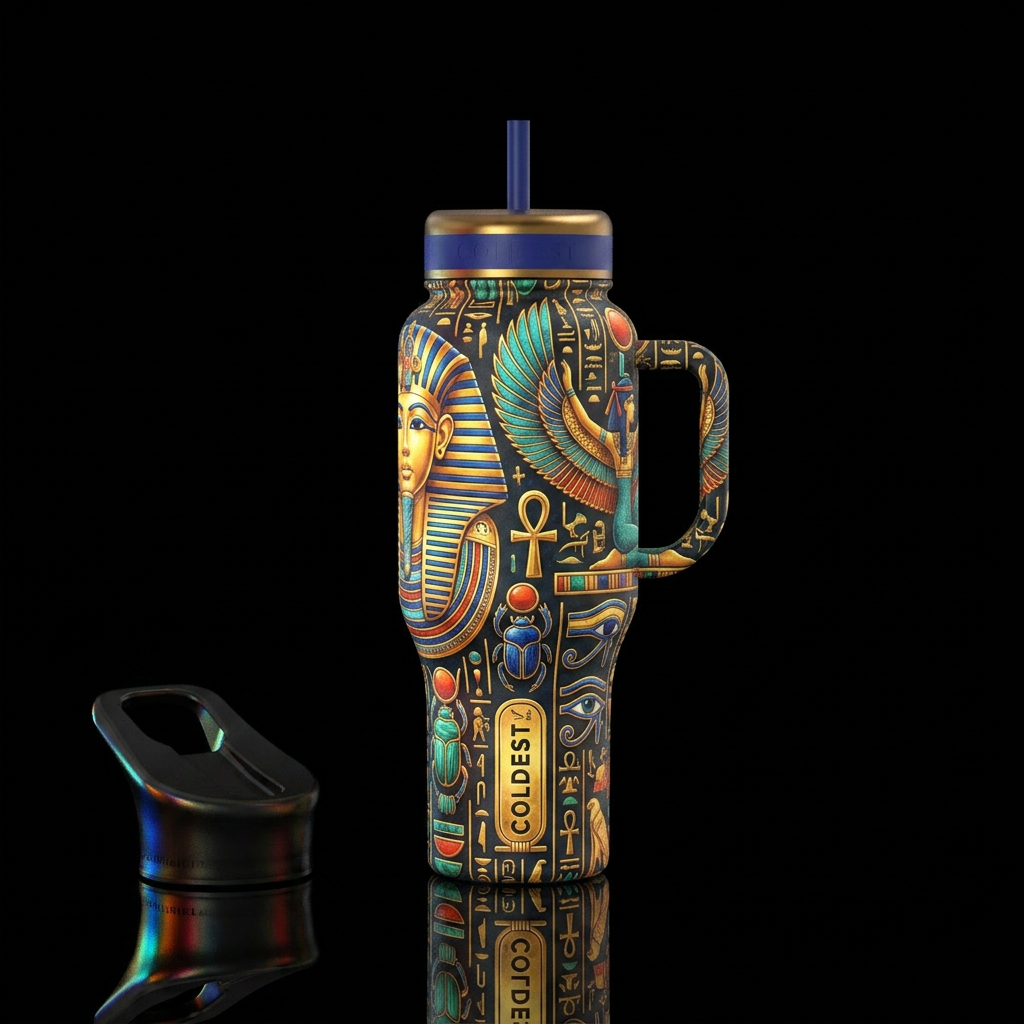 Egyptian water bottle design
