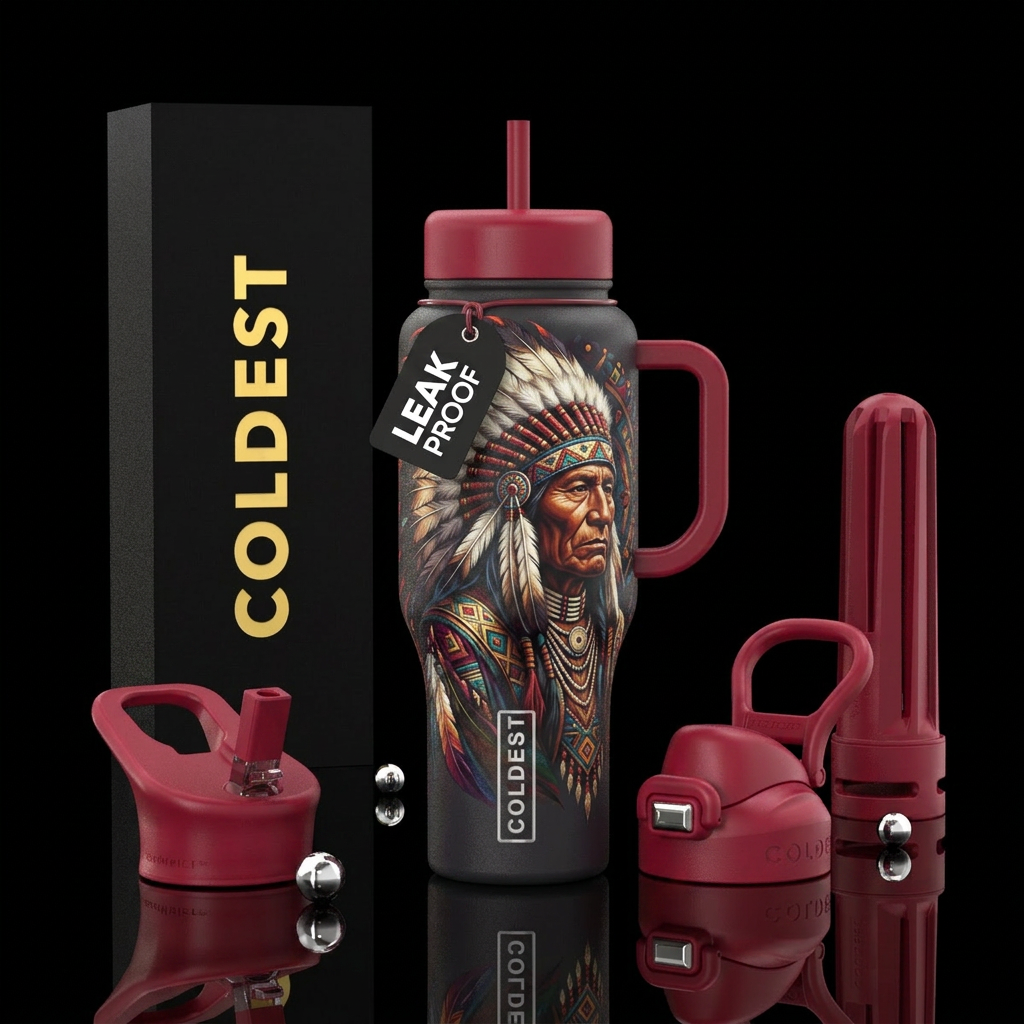 native american water bottle design