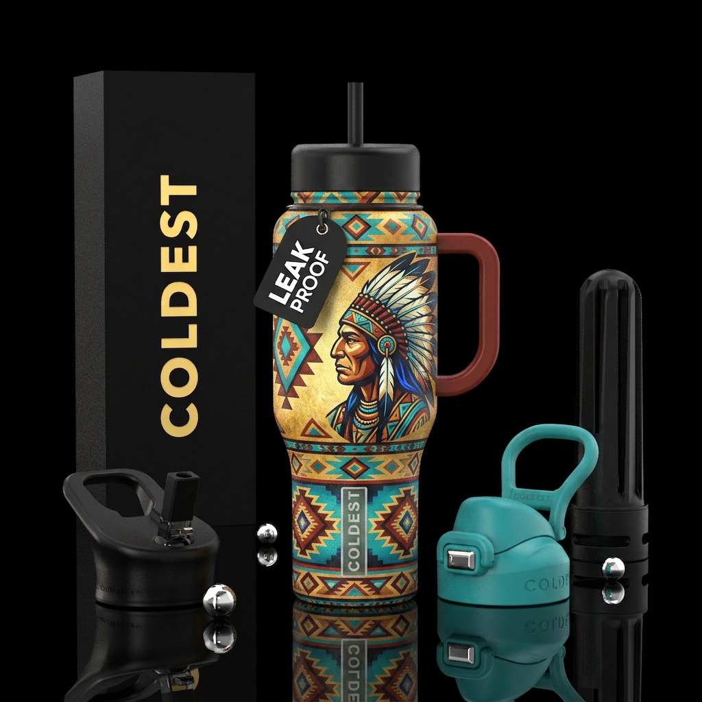 native american water bottle design