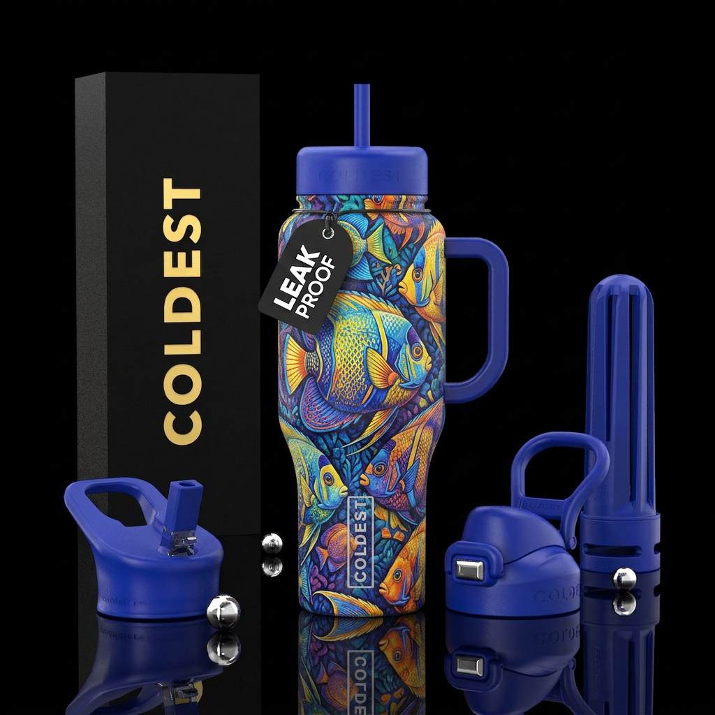 angelfish water bottle design