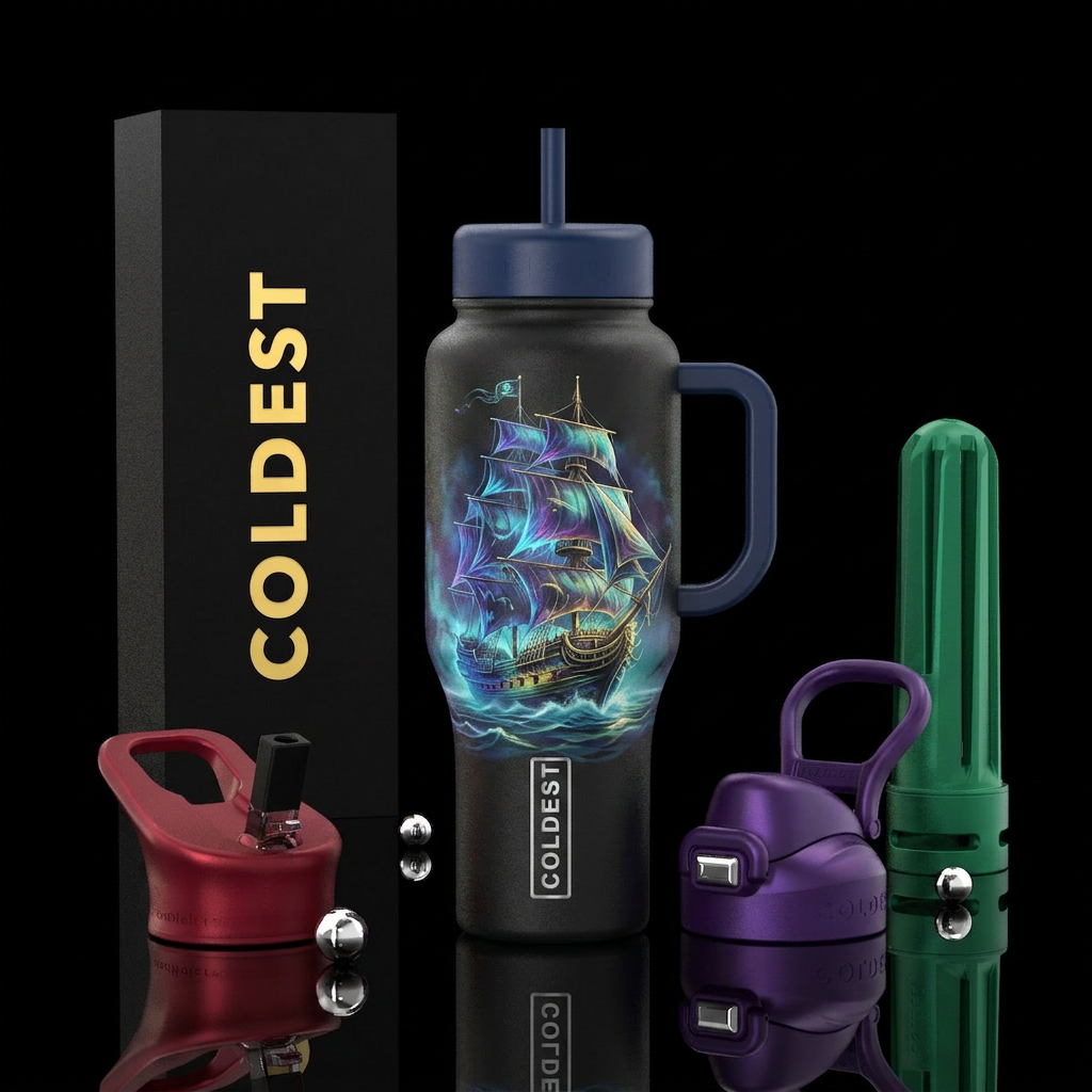 Gost Ship water bottle design