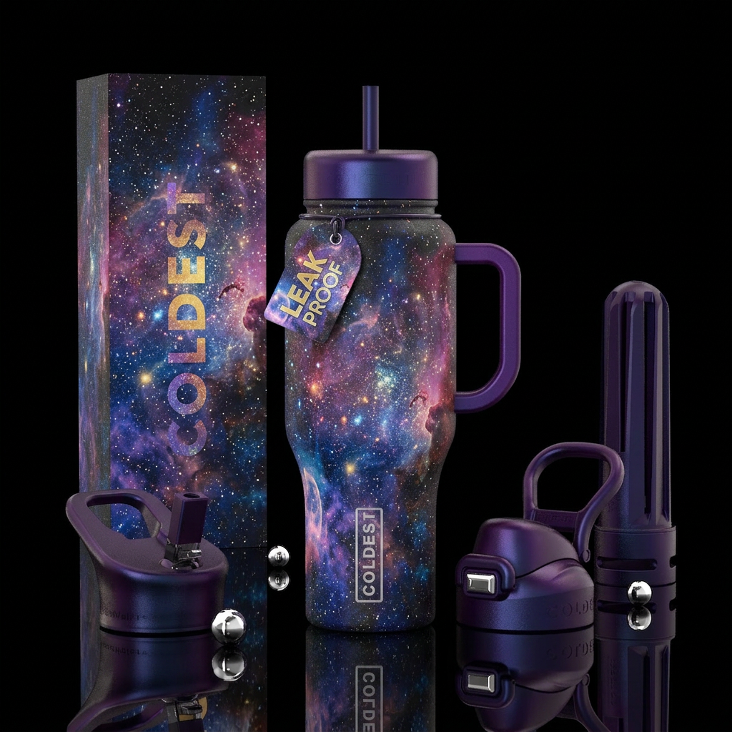 Nebula water bottle design