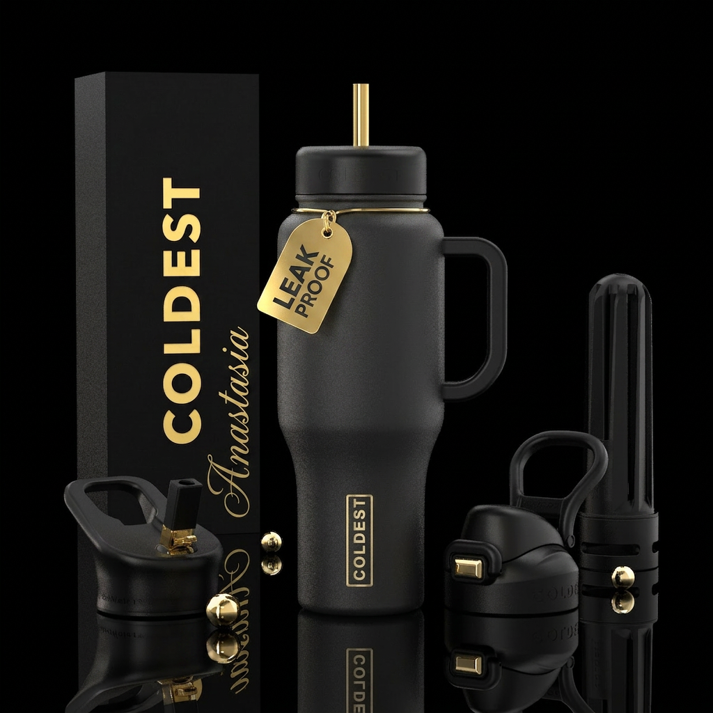 Anastasia water bottle design