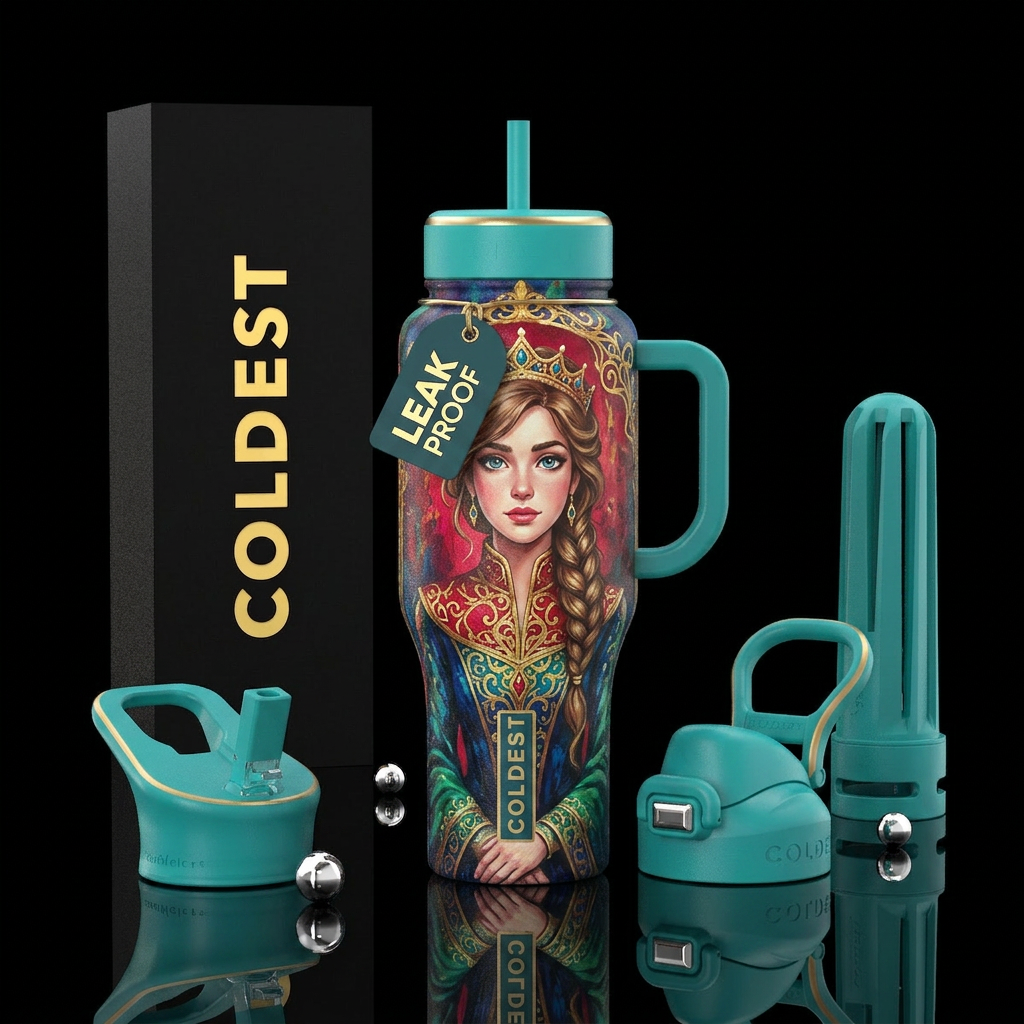 Anastasia, princess water bottle design