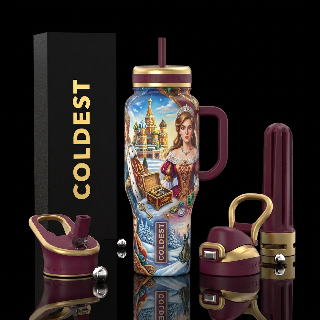 Anastasia, princess water bottle design