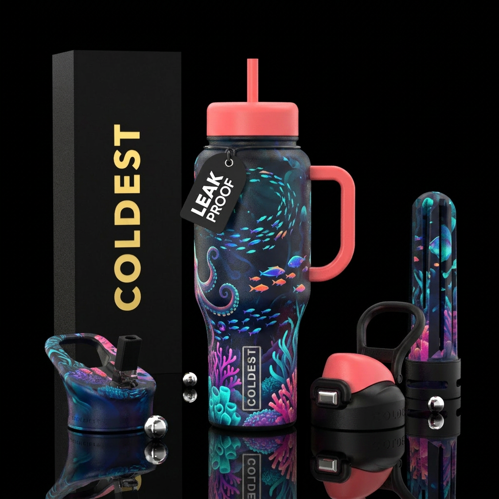 Underwater water bottle design