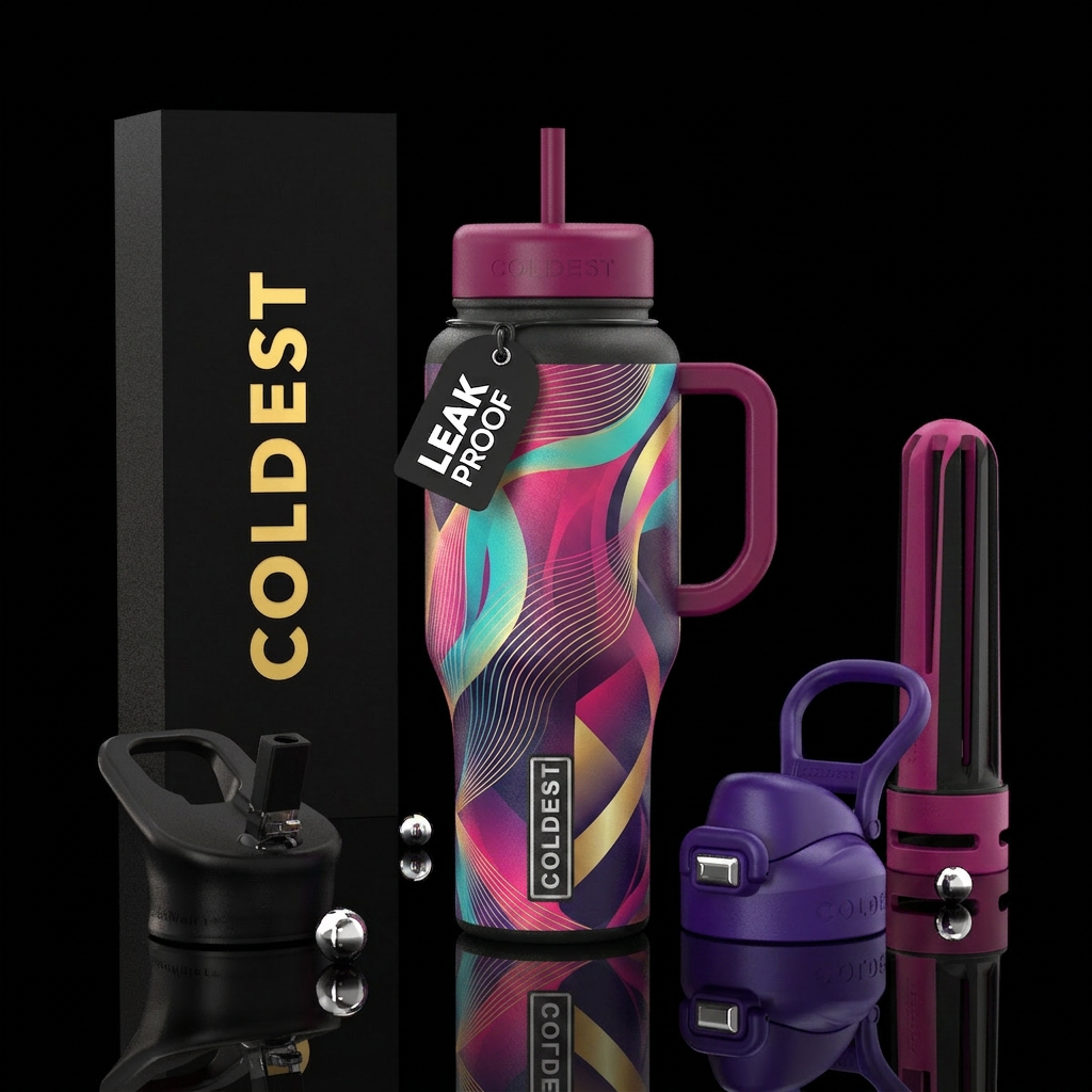elegant water bottle design