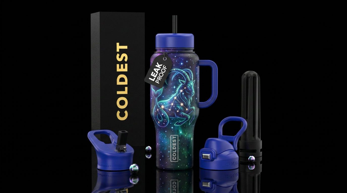 Capricorn water bottle design