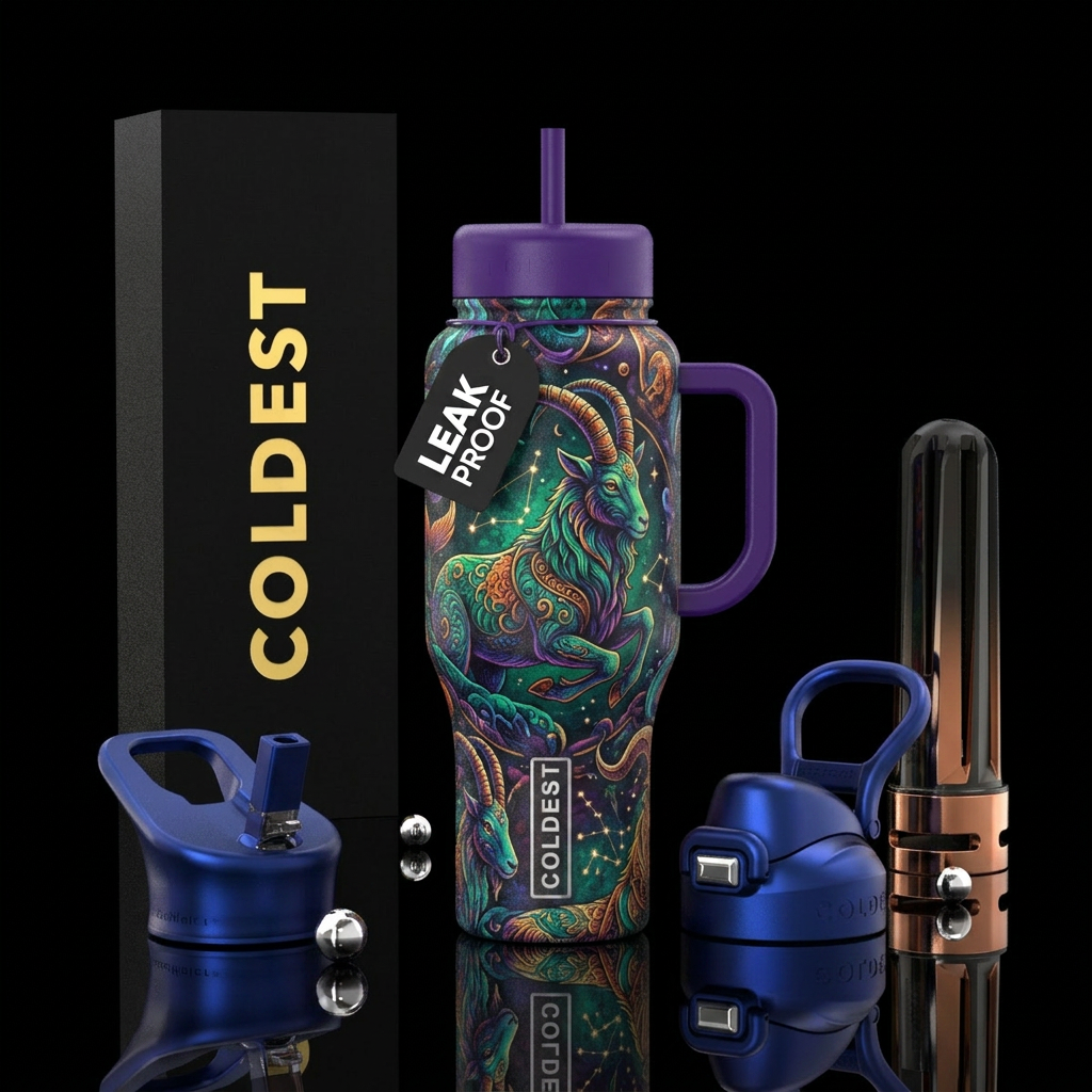 Capricorn water bottle design