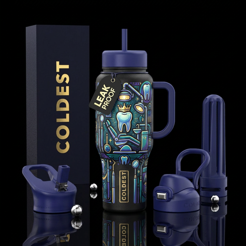 Dentist water bottle design