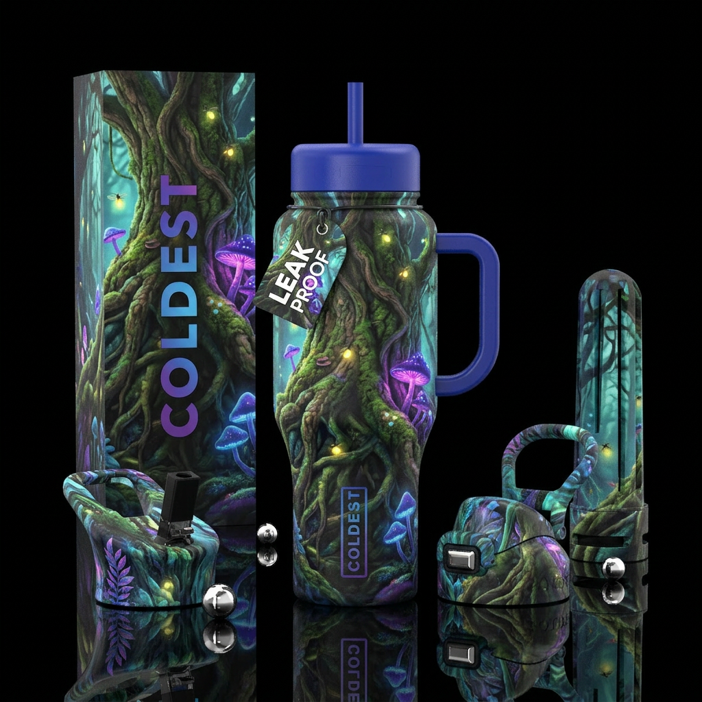 enchanted woods water bottle design