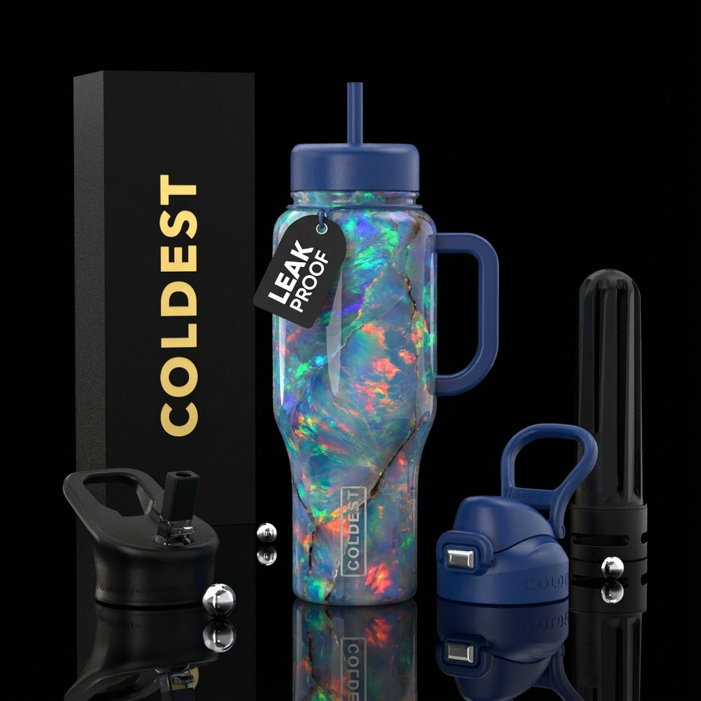 Make the whole bottle look like a chunk of polishe... water bottle design