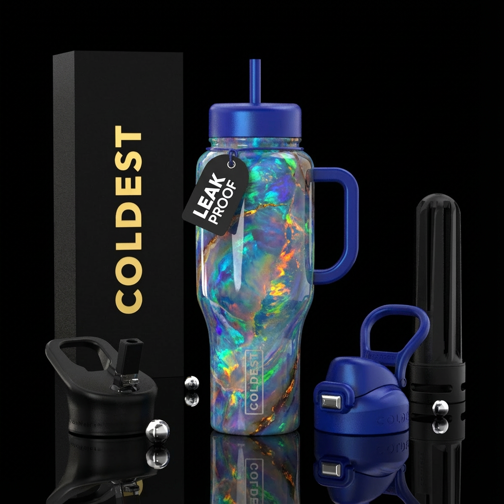 Make the whole bottle look like a chunk of polishe... water bottle design