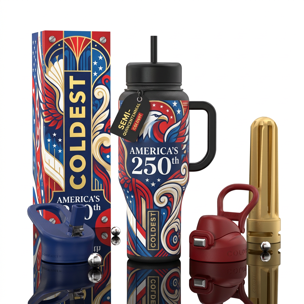 America's 250th water bottle design
