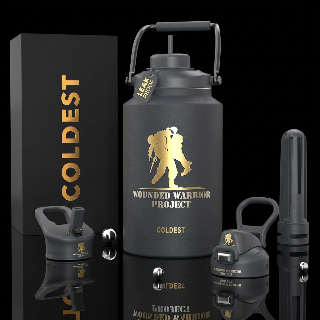 Wounded Warrior Project water bottle design