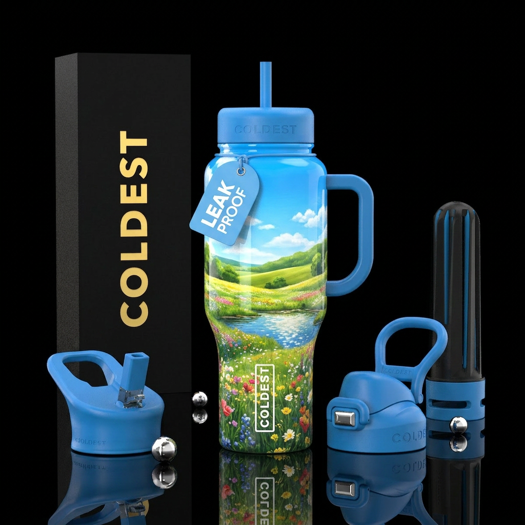 It’s a beautiful day water bottle design