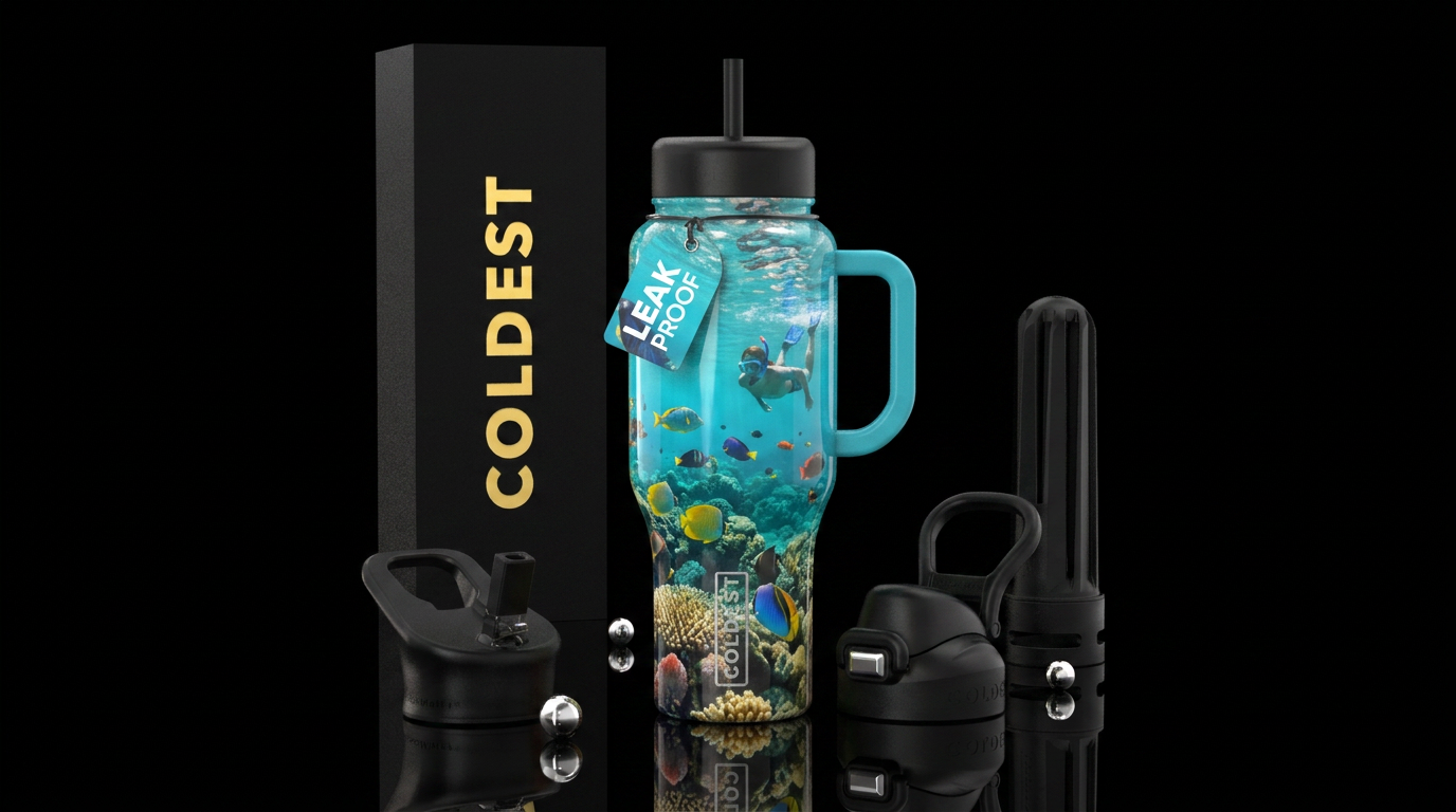 Snorkeling water bottle design