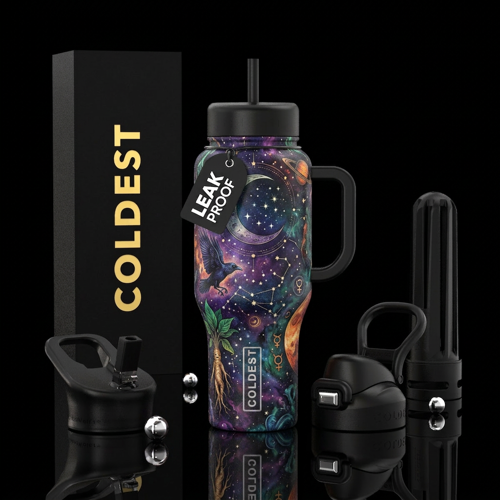 The Witching Hour water bottle design