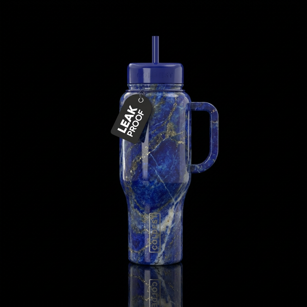 Lapis Lazuli water bottle design
