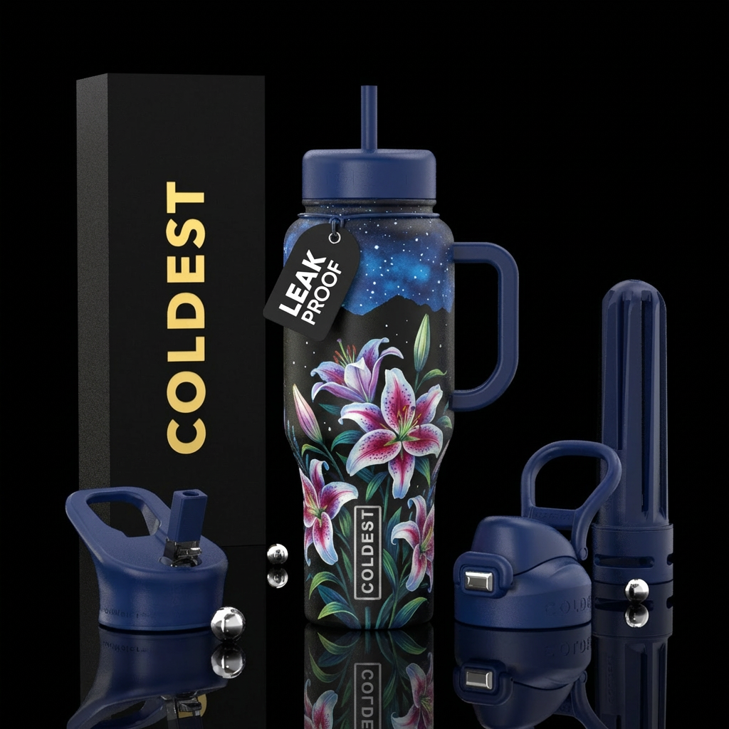 Glowie Stargazer water bottle design