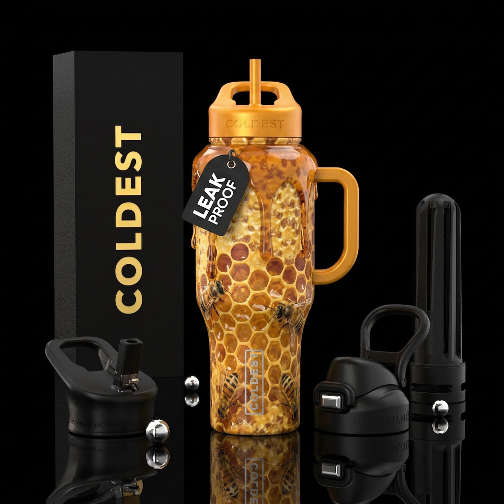 Honey Bees water bottle design