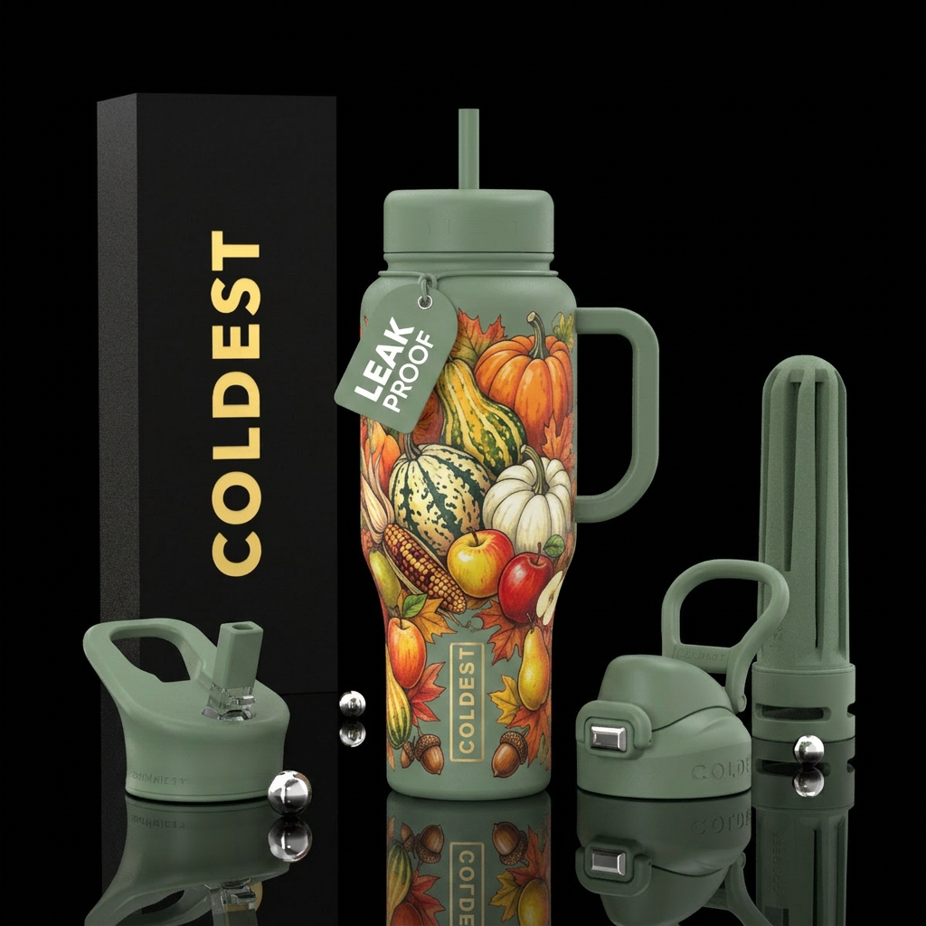 Fruits of fall Design a limitless bottle with a Sa... water bottle design