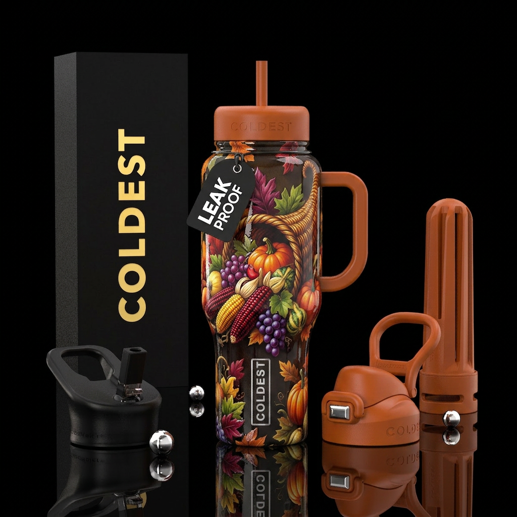 Cornucopia water bottle design