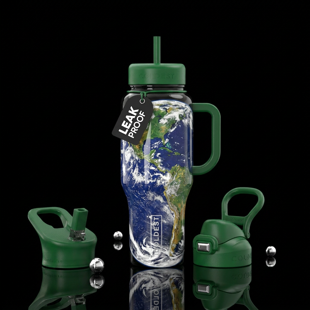 Earthly 🌎 water bottle design