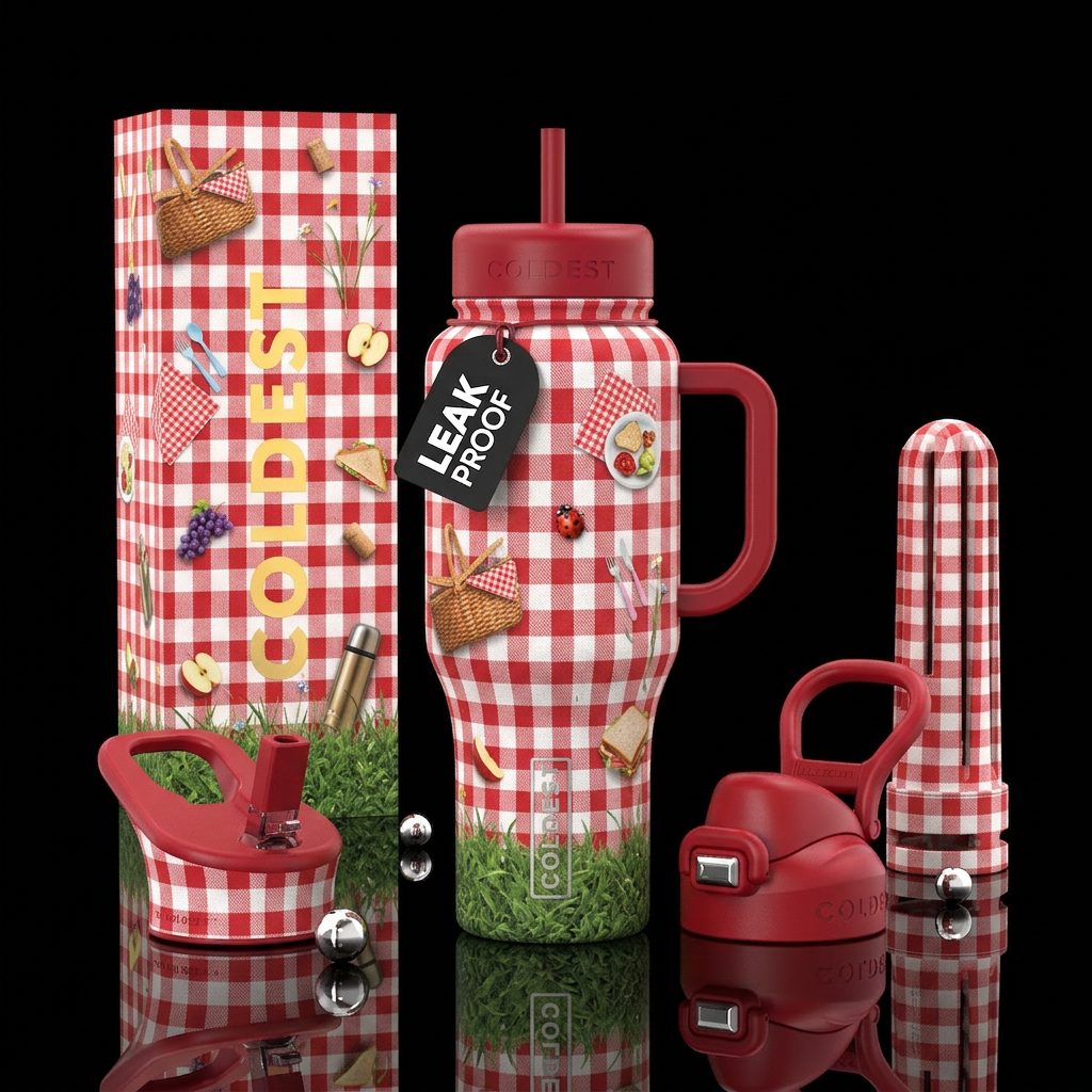 Picnic Day water bottle design