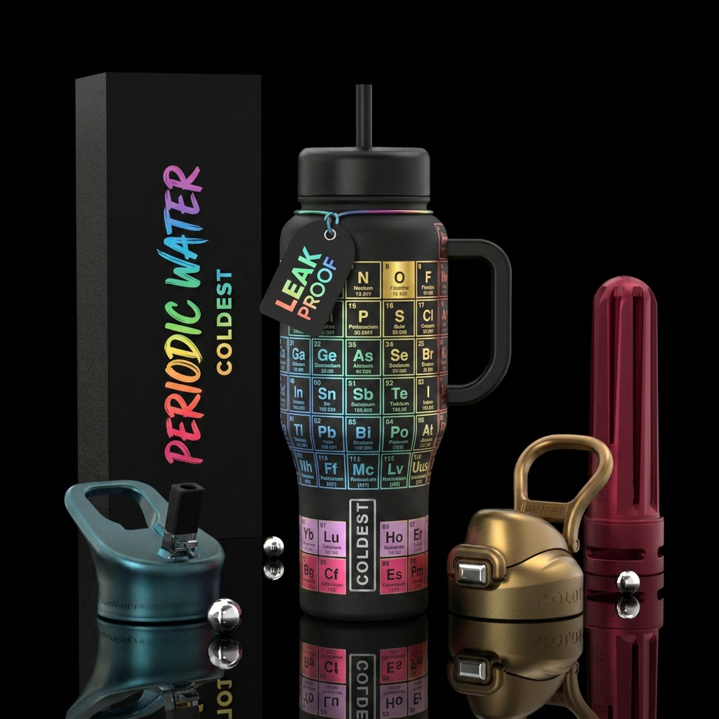 ELEMENTARY water bottle design