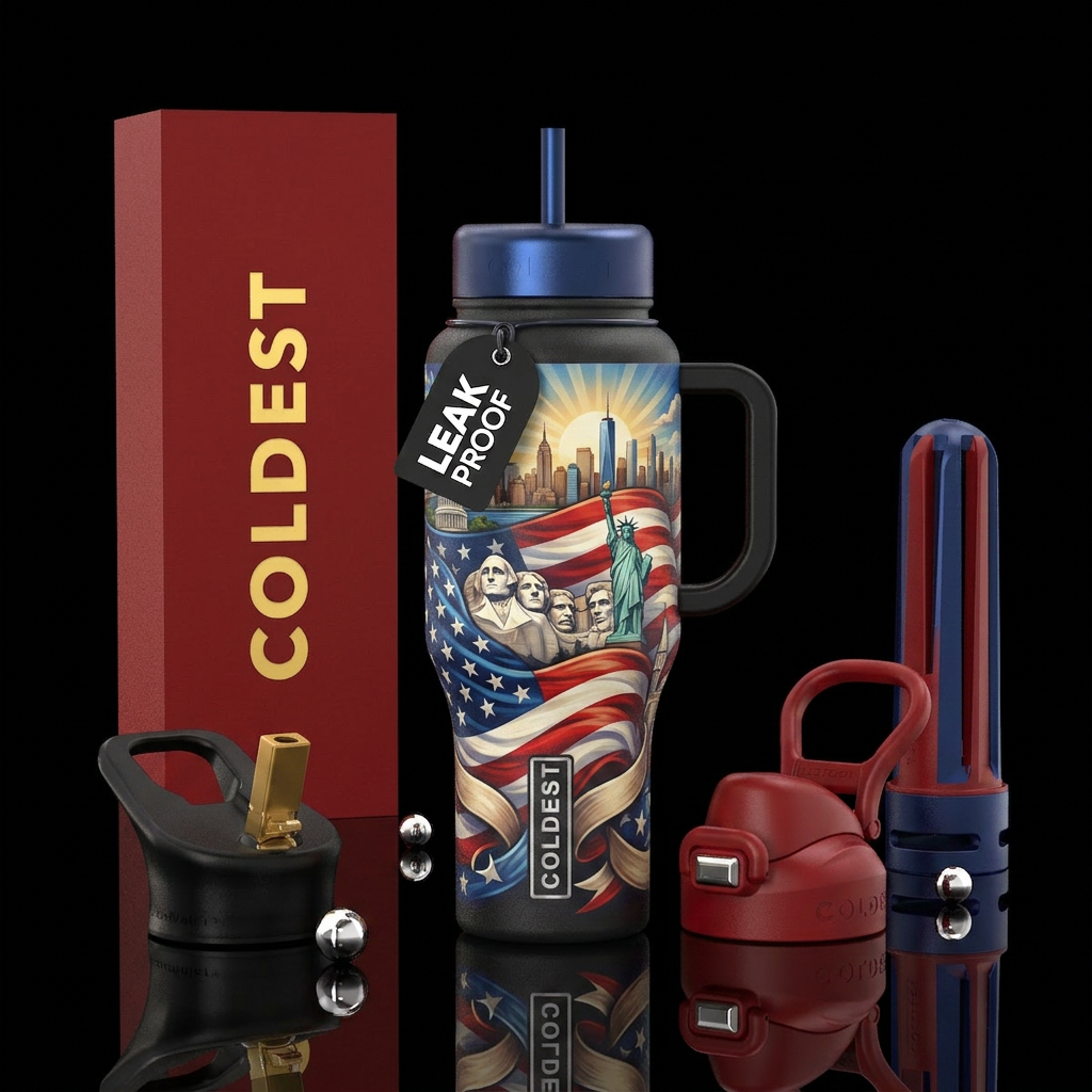 American dream water bottle design