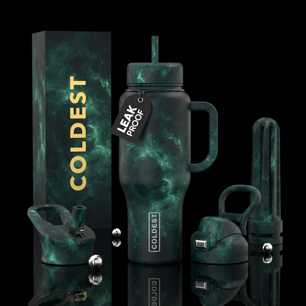 Galactic envy water bottle design