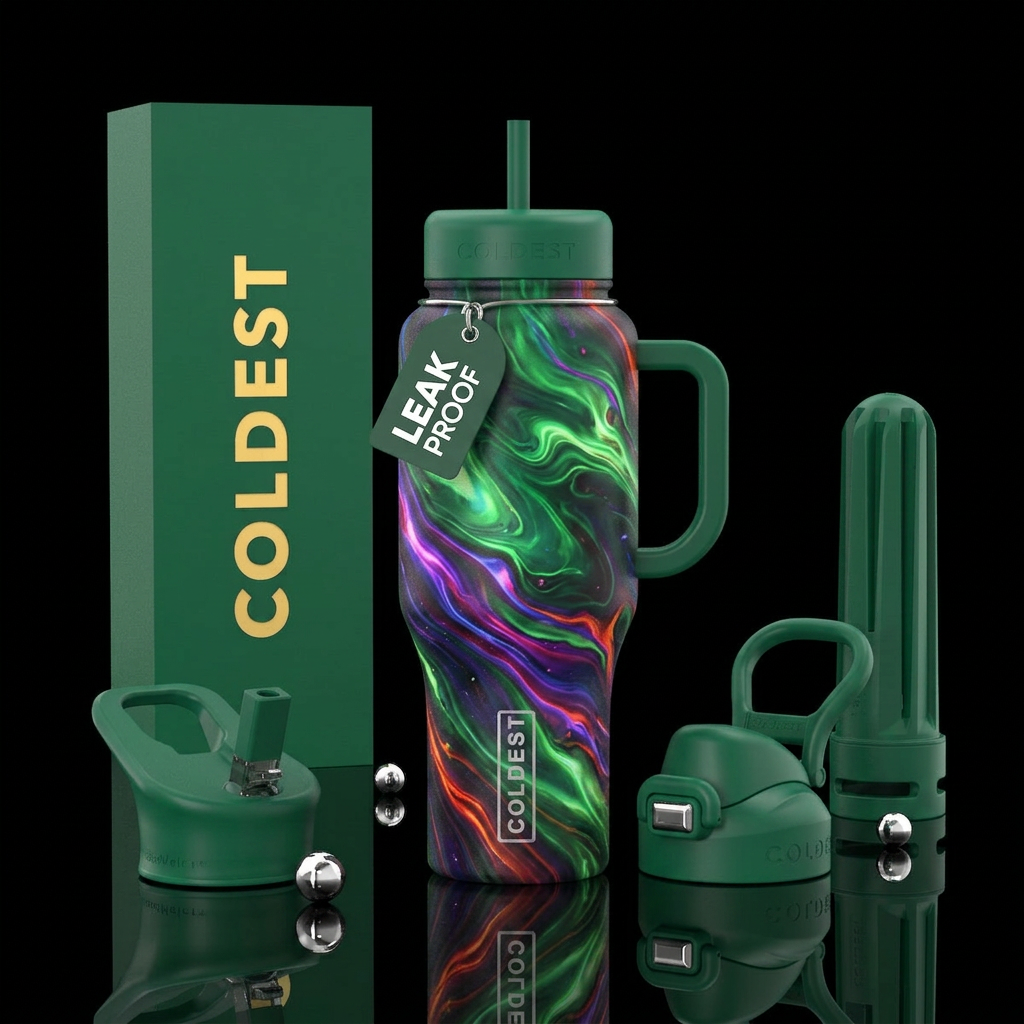 Envious molten nova water bottle design
