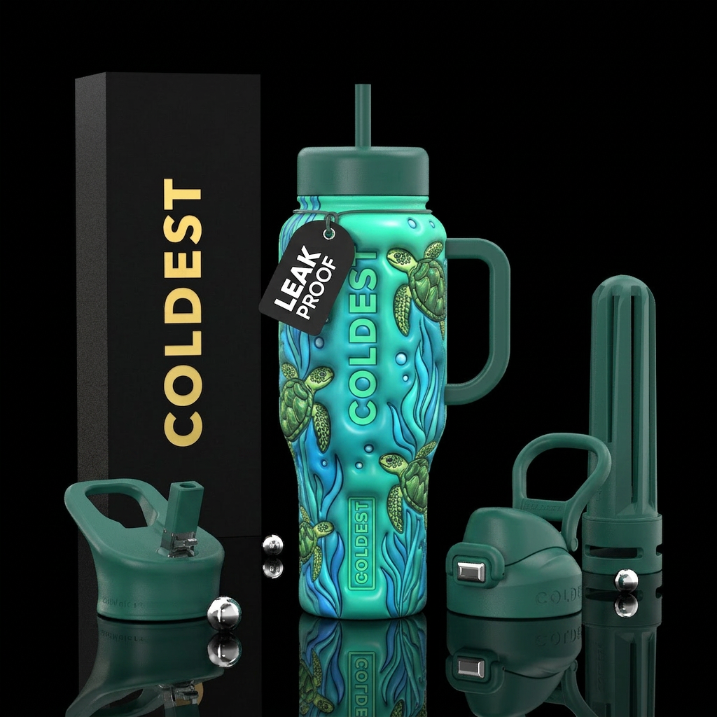 Turtley Awesome water bottle design