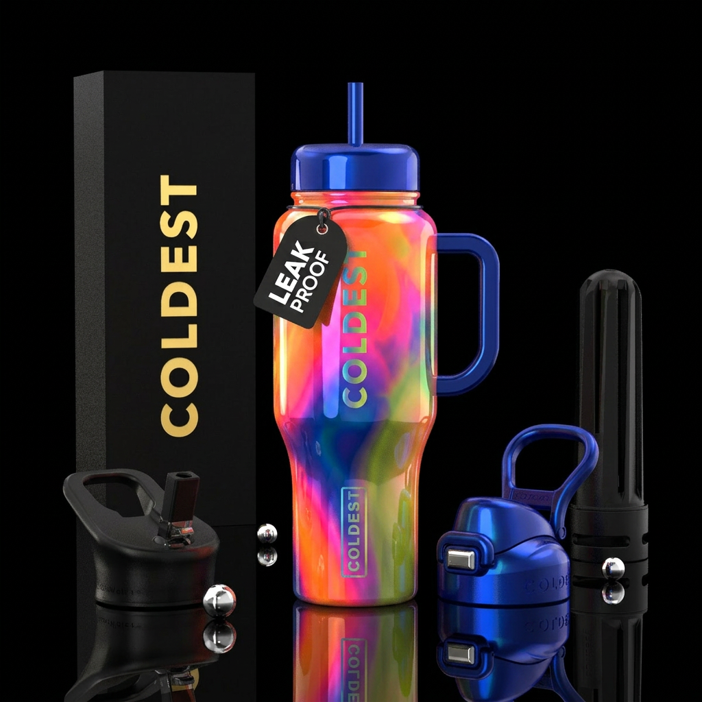 Candy glowie water bottle design