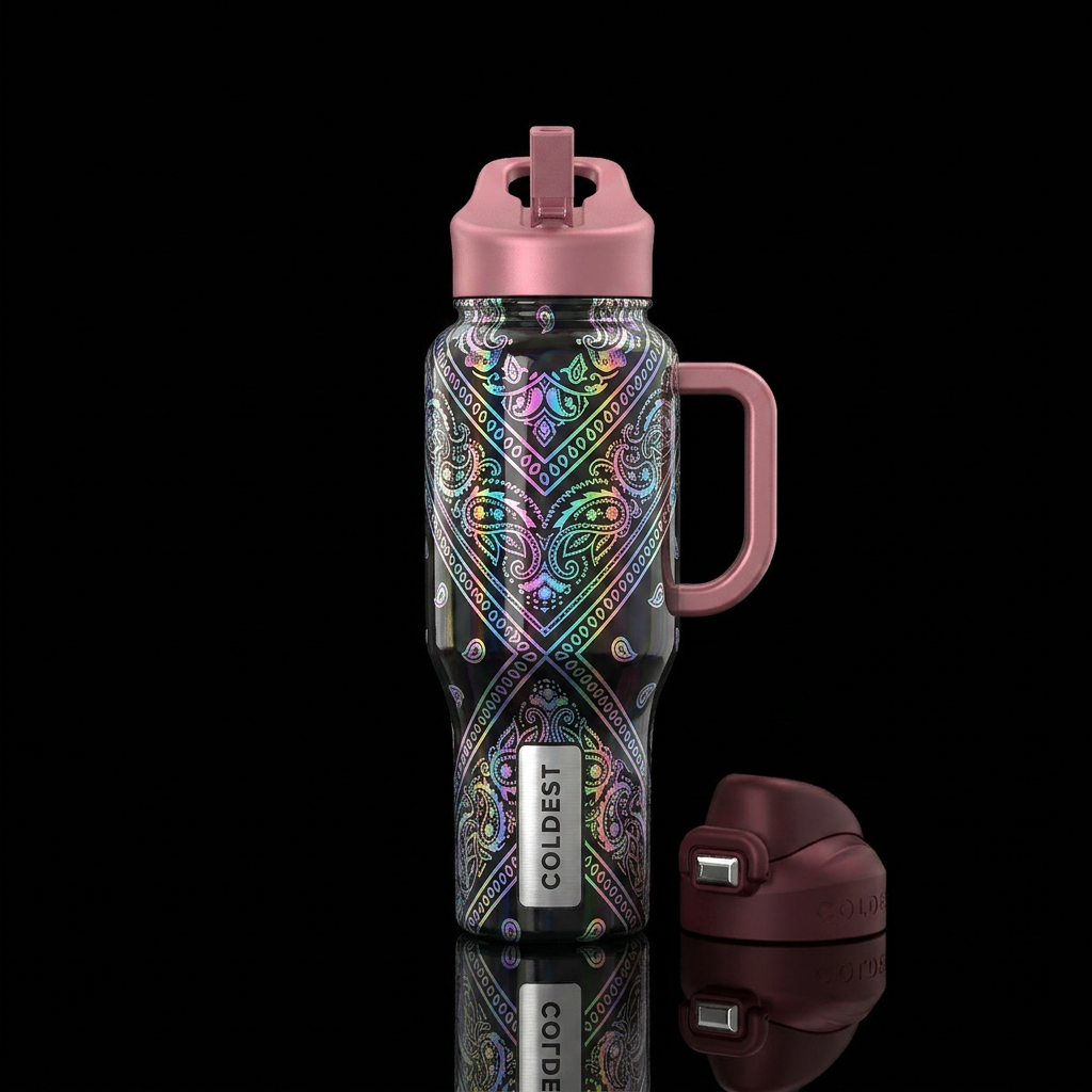 Bandana Glamorous water bottle design