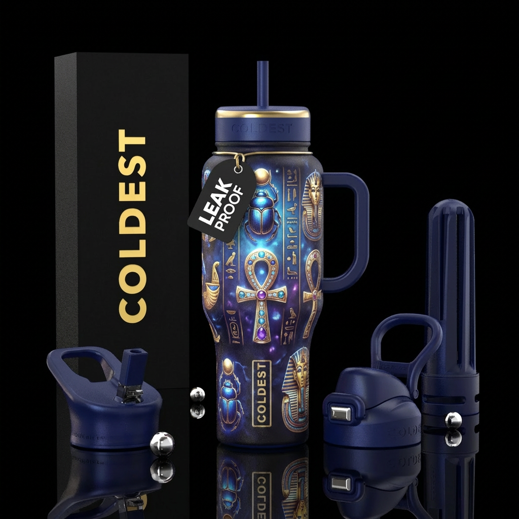 Ancient Artifacts water bottle design