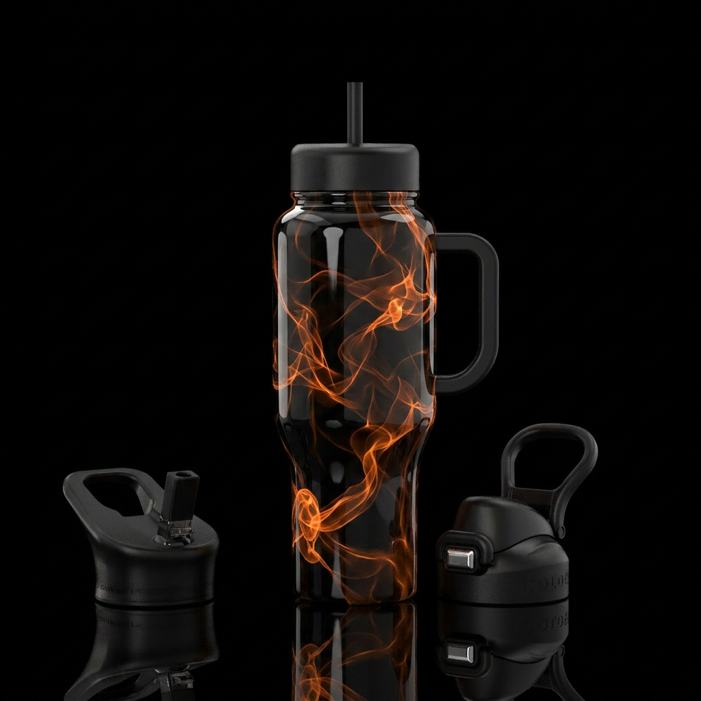 Orange Opal water bottle design