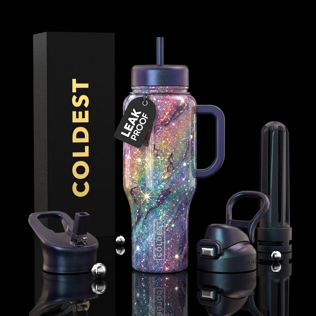RAINBOW LUNA water bottle design